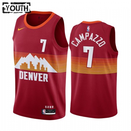 Denver Nuggets Facundo Campazzo 7 2020-21 City Edition Pelipaidat Swingman - Lasten